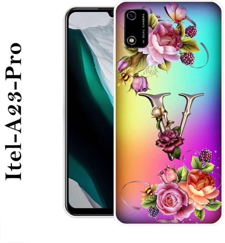 BAGRA Back Cover for Itel A23 Pro  (Multicolor, Grip Case, Silicon)