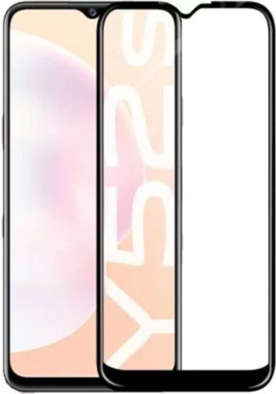 ALOMPIK Edge To Edge Tempered Glass for VIVO Y52S [Screen Guard with Full Screen Coverage & Easy Installation Kit]  (Pack of 1)