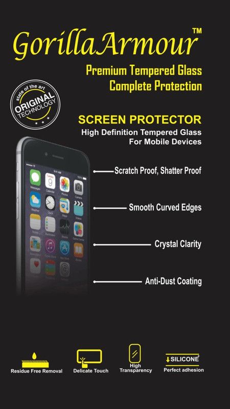 Gorilla Armour Tempered Glass Guard for OnePlus 3, OnePlus 3T  (Pack of 1)