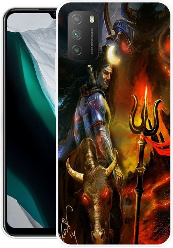 JATLAND Back Cover for Poco M3  (Multicolor, Silicon)