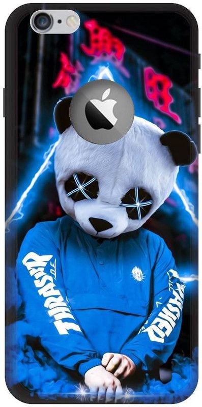 BYXIS Back Cover for iphone 6 cut Game over, Panda, Colourfull, Neon, Trap Boy, Street, Trap  (Multicolor, Shock Proof, Pack of: 1)