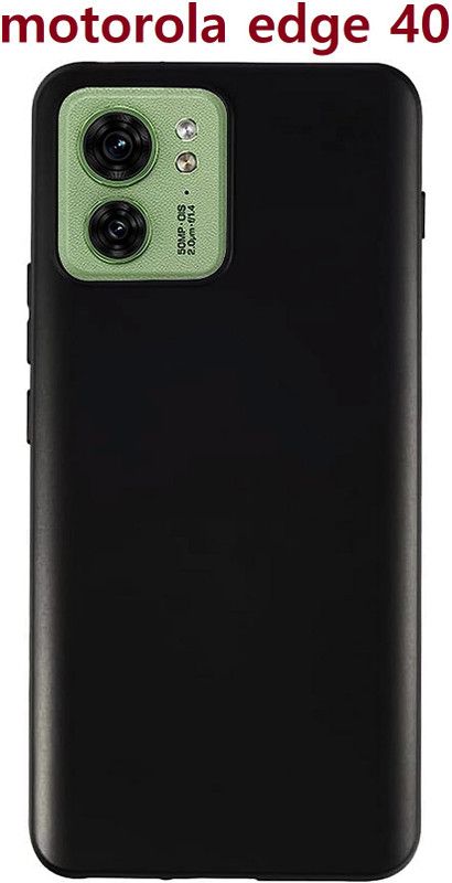 VDAT Back Cover for MOTOROLA Edge 40, MOTO Edge 40, (ca)  (Black, Grip Case, Pack of: 1)