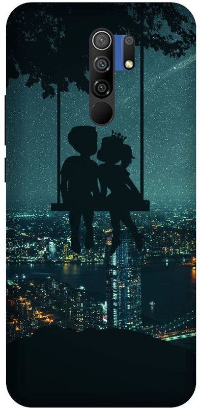 URCHIN Back Cover for Redmi 9 prime Love, Sweet Couple, Cut Kids, Girl, boy, Together  (Multicolor, Shock Proof, Pack of: 1)
