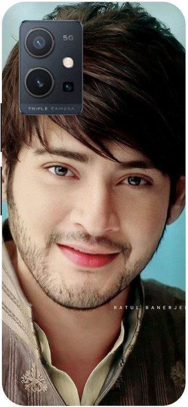 THE NARAYANA COLLECTIONS Back Cover for VIVO Y75 5G-V2142-MAHESH,BABU,TELUGU,STAR  (Multicolor, Hard Case, Pack of: 1)