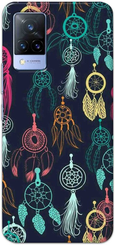 NDCOM Back Cover for Vivo V21 5G Dreamcatcher Printed  (Multicolor, Hard Case, Pack of: 1)