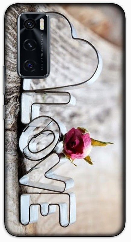 CROKIAN Back Cover for ViVO V20 SE love hart Back Cover  (Multicolor, Hard Case, Pack of: 1)