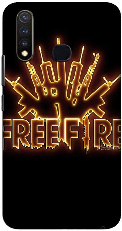 CROKIAN Back Cover for Vivo Y19 Free fire Back Cover  (Multicolor, Hard Case, Pack of: 1)