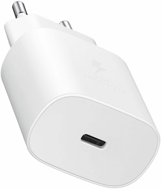VOLTDIC 25 W NA 3 A Mobile 25W Power Delivery Adaptive Fast (Adapter Only) for Galaxy M32/A72/A51/A13/F23 Charger  (White)
