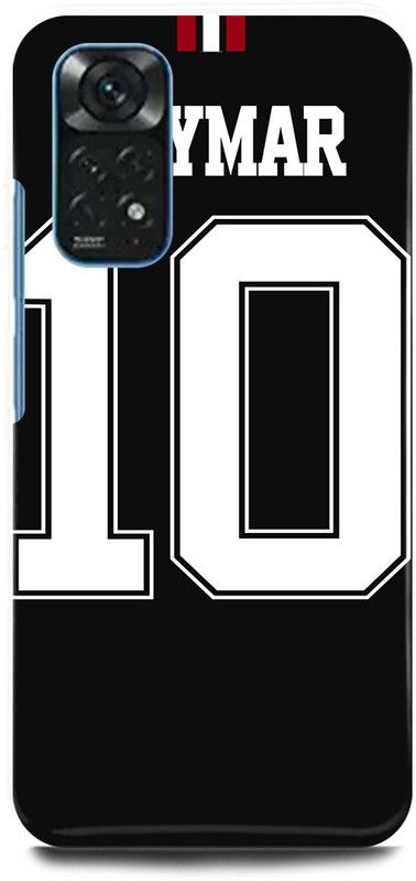 FIKORA Back Cover for POCO M4 Pro 4G, NEYMAR, BARCELONA, PSG, FRANCE, PLAYER  (Black, Hard Case, Pack of: 1)