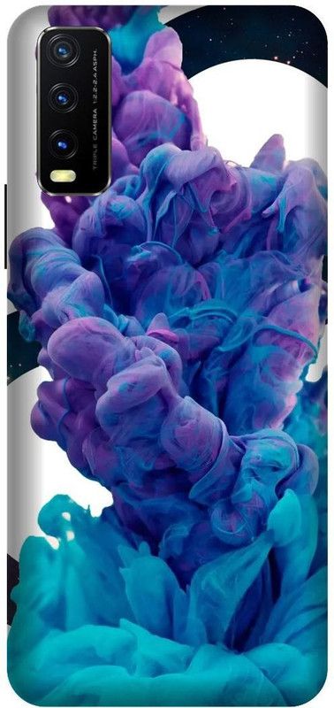 Yoprint Back Cover for V2027/Vivo Y20i/ Multicolor Design Printed  (Multicolor, Shock Proof, Pack of: 1)