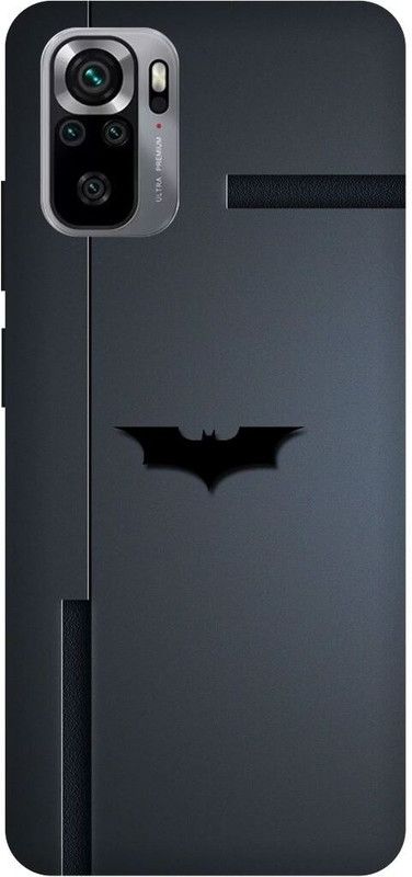 DIKRO Back Cover for REDMI Note 10, BATMAN, LOGO, SIGN, DESIGN  (Grey, Hard Case, Pack of: 1)