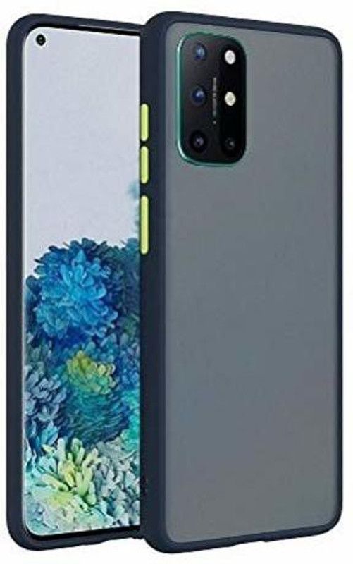 mamani Back Cover for Oneplus 8T  (Blue, Silicon, Pack of: 1)