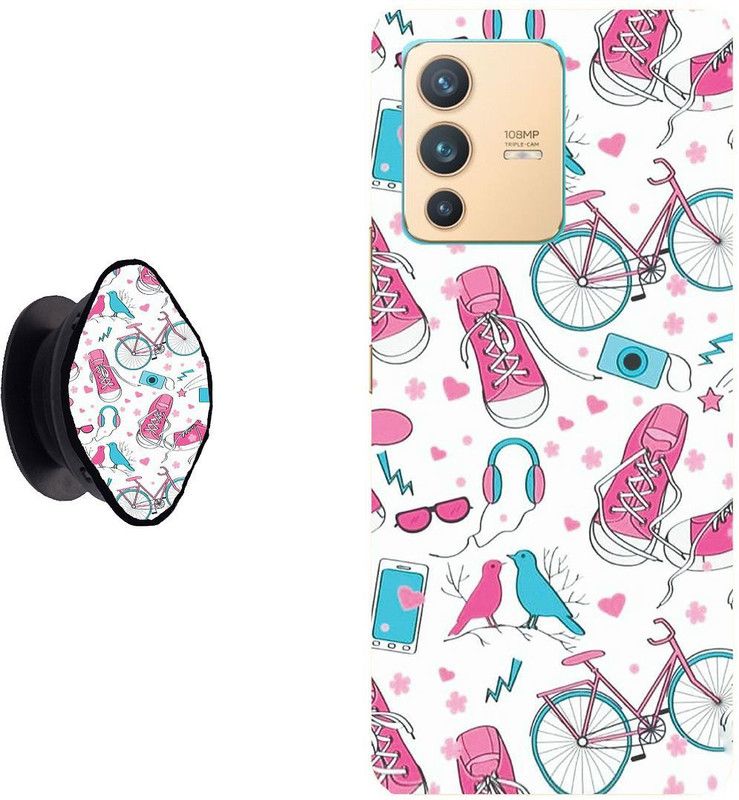 My Swag Back Cover for Vivo V23 Pro 5G  (Multicolor, Cases with Holder, Pack of: 1)