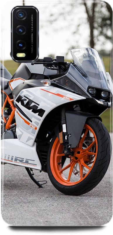 FUGGA Back Cover for Vivo Y20, V2029, KTM, BIKE, DUKE, LOVER, KISS, LOVE  (Multicolor, Hard Case, Pack of: 1)