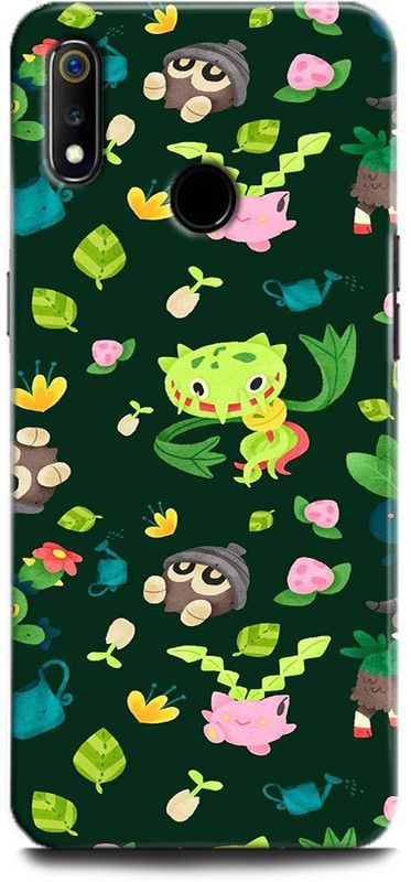 Afterglow Back Cover for Realme 3i  (Multicolor, Shock Proof, Pack of: 1)