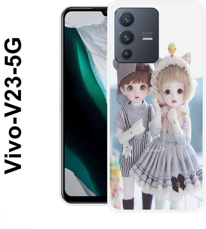 REALKING Back Cover for Vivo V23 5G  (Multicolor, Silicon)