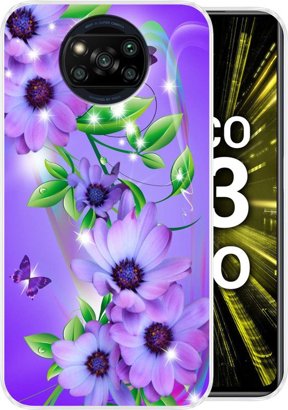 vipax Back Cover for Poco X3 Pro  (Multicolor, Silicon, Pack of: 1)