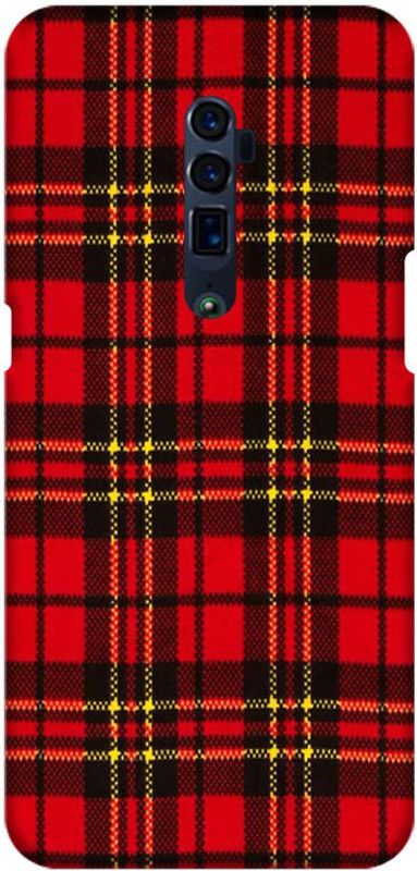 PNBEE Back Cover for Oppo Reno 10x zoom -Cloth Pattern Printed Back Case Cover  (Multicolor, Hard Case, Pack of: 1)