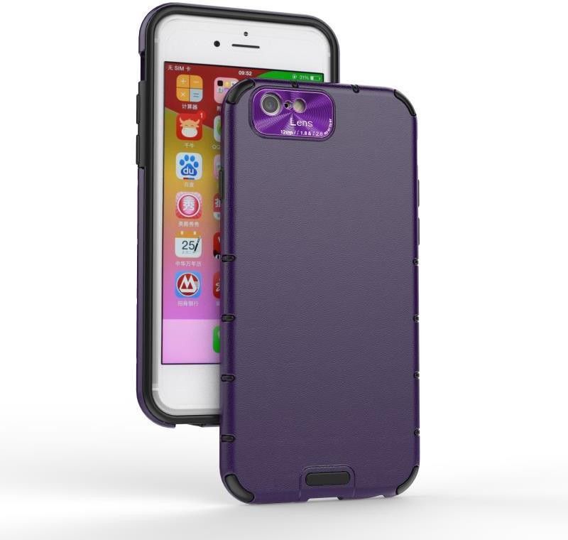 ZIVITE Back Cover for Apple iPhone 6s  (Purple, Hard Case, Pack of: 1)