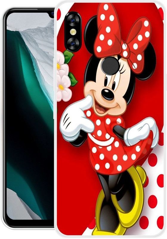 Looy Back Cover for Itel A62  (Red, Flexible, Silicon, Pack of: 1)