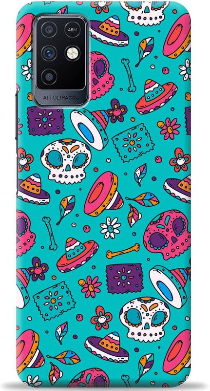 Crafter Back Cover for Infinix Note 10  (Blue, Shock Proof, Pack of: 1)