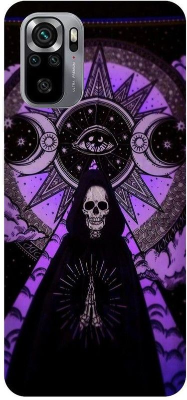 OLIWER Back Cover for Redmi Note 10, Note 10s Ghost, Horror, PRINTED BACK COVER  (Multicolor, Hard Case, Pack of: 1)