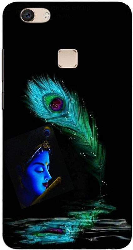CROKIAN Back Cover for VIVO V7 Plus  (Black, Hard Case, Pack of: 1)
