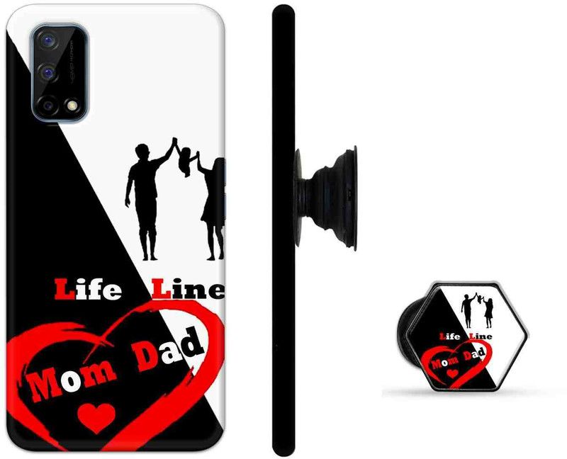 PRINTEDGE Back Cover for Realme Narzo 30 Pro  (Multicolor, Pack of: 2)