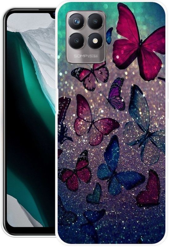 vaidik Back Cover for Realme 8i  (Multicolor, Dual Protection, Silicon, Pack of: 1)