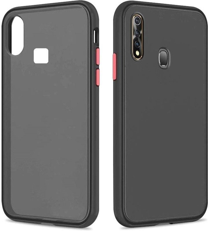 Vodex Back Cover for Vivo Y17  (Grey, Grip Case, Pack of: 1)