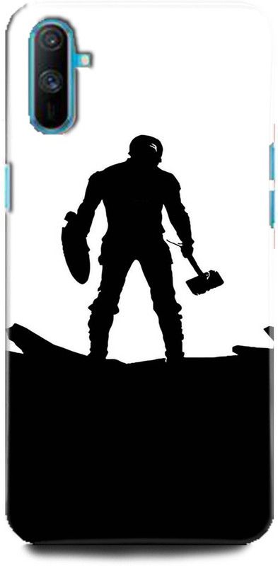 Afterglow Back Cover for Realme C3 CAPTAIN AMERICA, AVENGERS, MARVEL, COMICS, SHEILD, SUPERHERO  (Multicolor, Shock Proof, Pack of: 1)