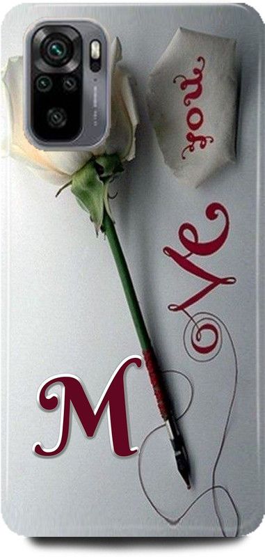 MP ARIES MOBILE COVER Back Cover for REDMI Note 10S, M LOVES M NAME,M NAME, M LETTER, ALPHABET,M LOVE M NAME  (Multicolor, Hard Case, Pack of: 1)
