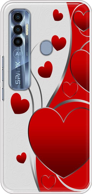Cooltrend Back Cover for Tecno Spark 7 Pro Back Case  (Multicolor, Grip Case, Silicon)