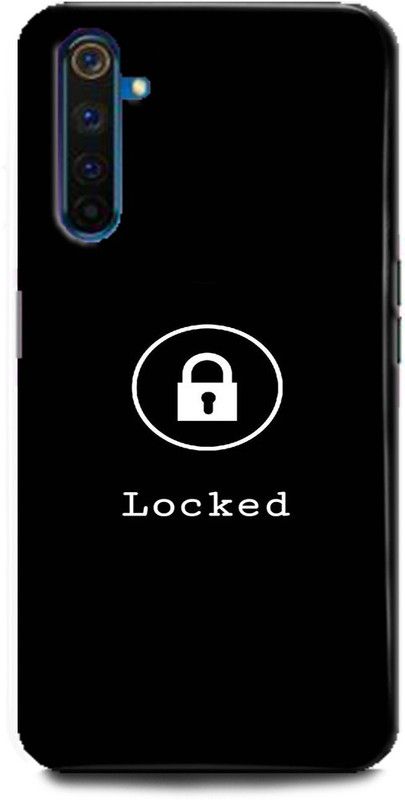 Afterglow Back Cover for Realme 6 LOCKED, BLACK,GALAXY,HATE,LOCK,PLUS,TEXT  (Multicolor, Shock Proof, Pack of: 1)