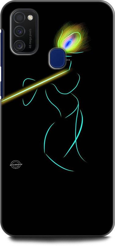 Afterglow Back Cover for SAMSUNG Galaxy M30s  (Black, Shock Proof, Pack of: 1)