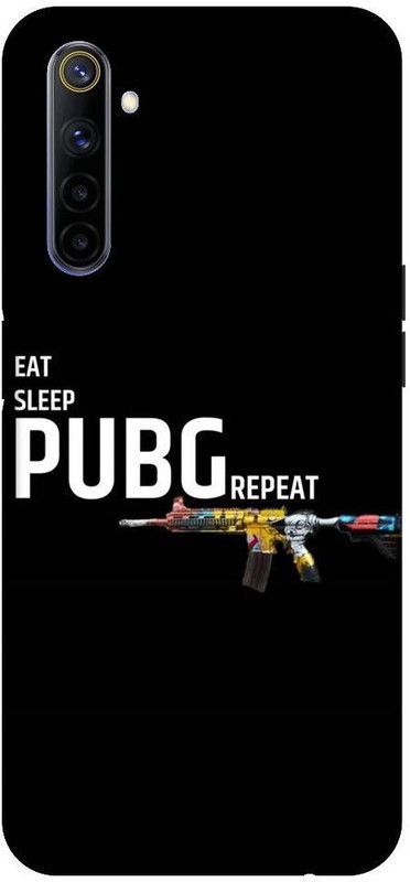 URCHIN Back Cover for Realme 6Pubg, Pubg Map, Pubg Game, Pubg Love  (Multicolor, Shock Proof)