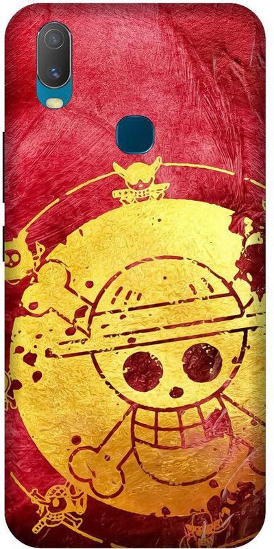 URCHIN Back Cover for Vivo Y17  (Maroon, Yellow, Shock Proof, Pack of: 1)