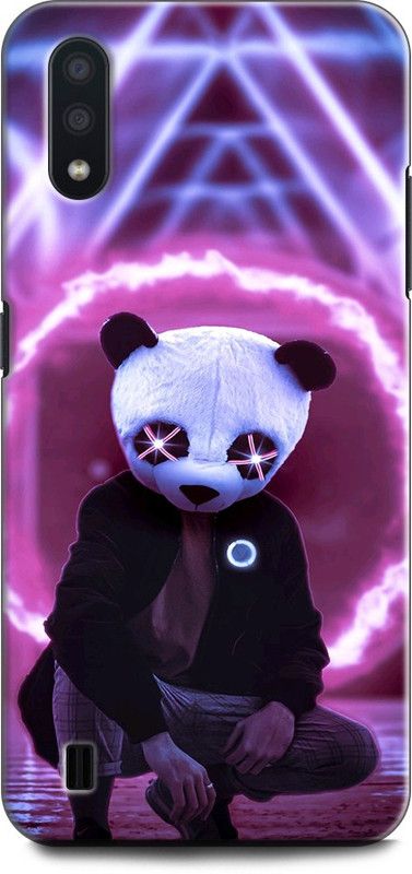 Wall Art Back Cover for SAMSUNG Galaxy M01 NEON TRAP BOY, PANDA, GALAXY, GAME OVER  (Multicolor, Dual Protection, Pack of: 1)