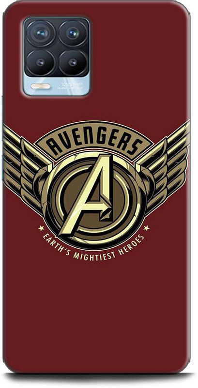 INDICRAFT Back Cover for Realme 8 Pro, RMX3081 AVENGERS, LOGO, MARVEL, COMIC, SUPERHERO  (Multicolor, Dual Protection, Pack of: 1)
