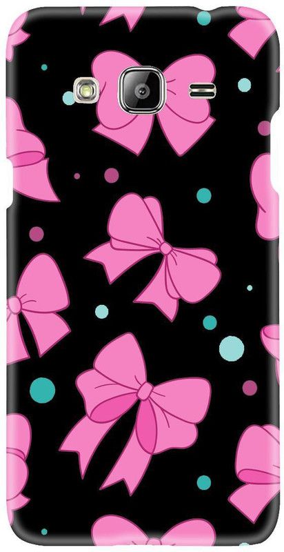 Smutty Back Cover for Samsung Galaxy J3, J320G - Bow Print  (Multicolor, Hard Case, Pack of: 1)