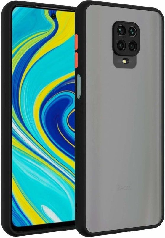MAC Back Cover for Redmi Note 9 Pro Max Smoke Cover  (Grey, Shock Proof, Pack of: 1)