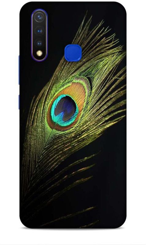 Printabulous Back Cover for Vivo Y19, Vivo U20  (Black, Green, Waterproof)
