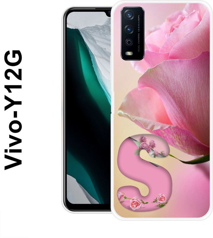 KUDI Back Cover for Vivo Y12S 2021, Vivo Y20, Vivo Y20i, Vivo Y20G, Vivo Y20A, Vivo Y20T  (Pink, Beige, Grip Case, Silicon)