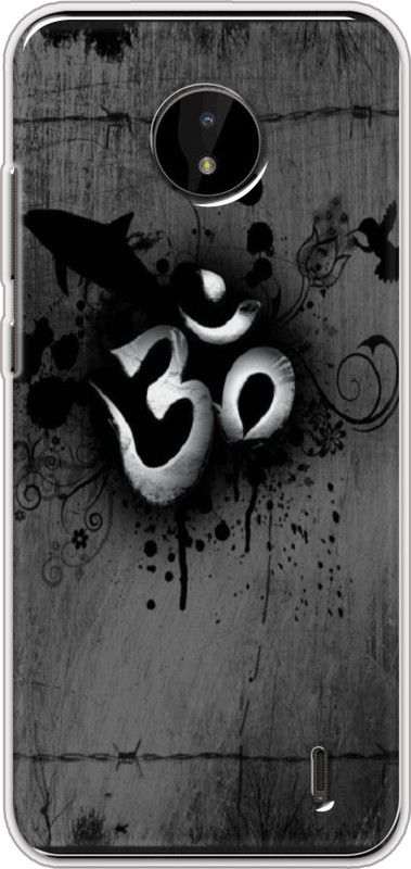 Hansviprint Back Cover for Nokia C10  (Black, Grip Case, Silicon, Pack of: 1)