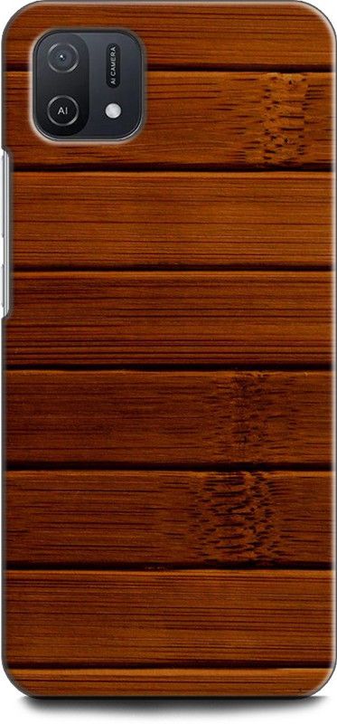 WallCraft Back Cover for OPPO A16K, CPH2349 WOOD, BROUNE WOODEN, TEXTURE, PATTERN  (Multicolor, Dual Protection, Pack of: 1)