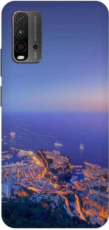 Bluvver Back Cover for Redmi 9 Power, M2010J19SI, Printed City Sunrise Back Cover  (Multicolor, Hard Case, Pack of: 1)
