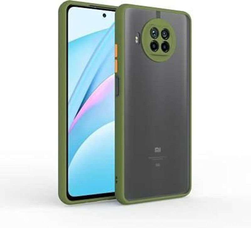 TROOZ Back Cover for Mi 10i 5G,Mi 10t Lite  (Green, Camera Bump Protector, Pack of: 1)