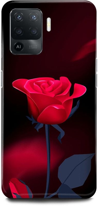 JUGGA Back Cover for Oppo A94, CPH2203, ROSE, RED, ROSE, ROSES, FLOWER, NATURE  (Red, Hard Case, Pack of: 1)