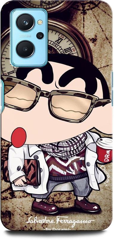 ORBIQE Back Cover for OPPO K10 SHINCHAN, CARTOON. FUNNY, CUTE, SHINCHAN  (Multicolor, Hard Case, Pack of: 1)