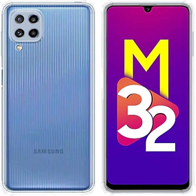 SNMART Back Cover for SAMSUNG Galaxy F22 4G, SAMSUNG Galaxy A22 4G, SAMSUNG Galaxy M32 4G  (Transparent, Shock Proof, Silicon, Pack of: 1)
